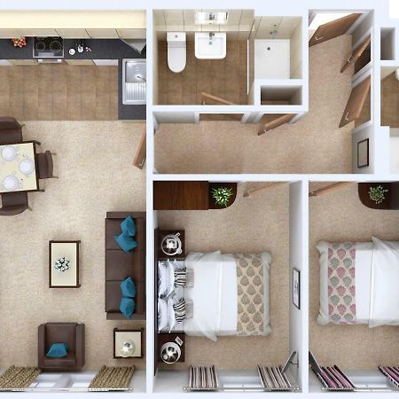 Fountain Court Apartments - Grove Executive Edynburg Zewnętrze zdjęcie