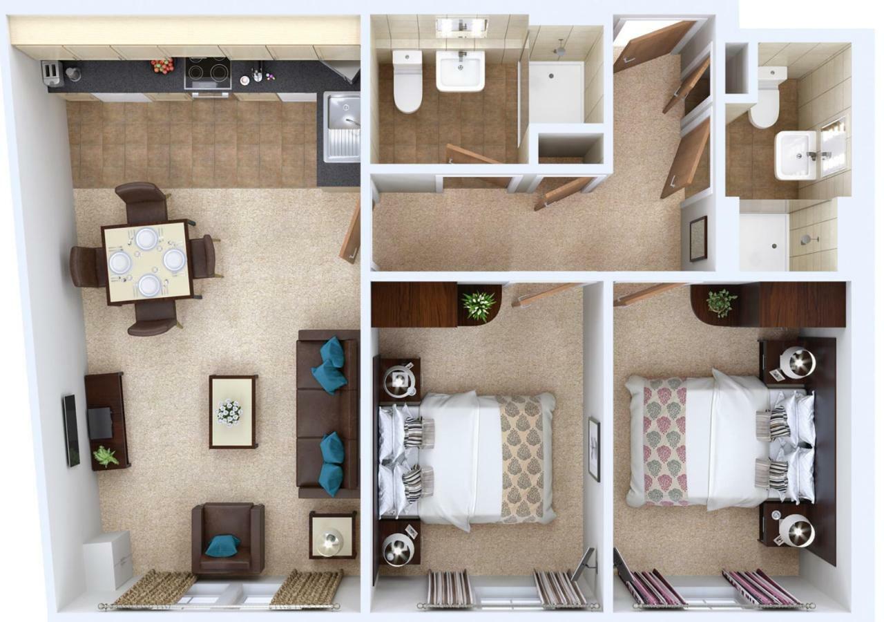 Fountain Court Apartments - Grove Executive Edynburg Zewnętrze zdjęcie