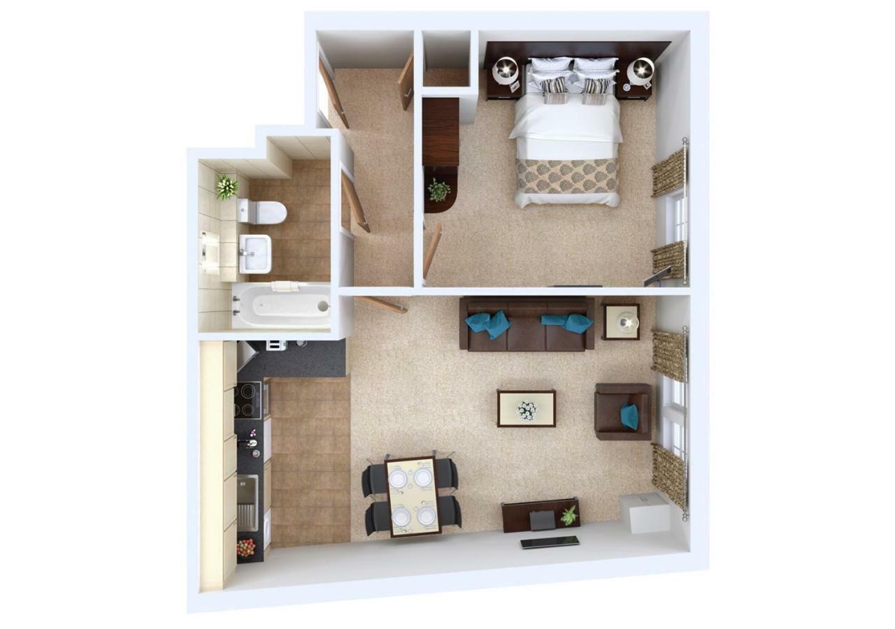 Fountain Court Apartments - Grove Executive Edynburg Zewnętrze zdjęcie